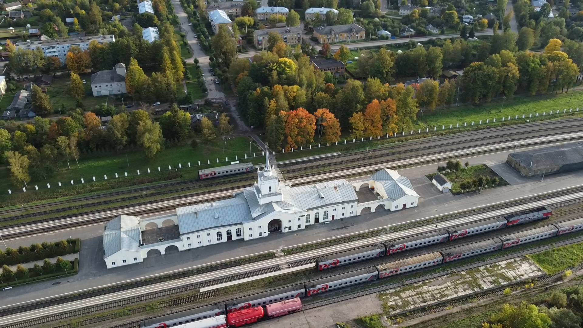 Дновский район, Железнодорожный вокзал.
